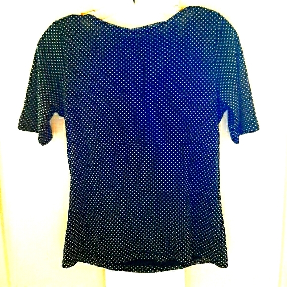 Liz Claiborne Polka Dot  Top - Picture 2 of 2